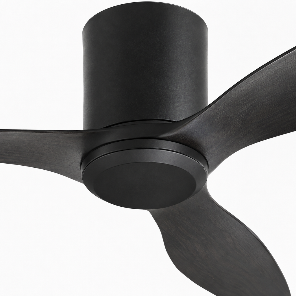 25/42/52Inch Ultra-Thin DC Ceiling Fan with Remote - 6-Speed Silent 3 Blades, Ideal for Low Ceilings & Minim Spaces Energy - Close up 1