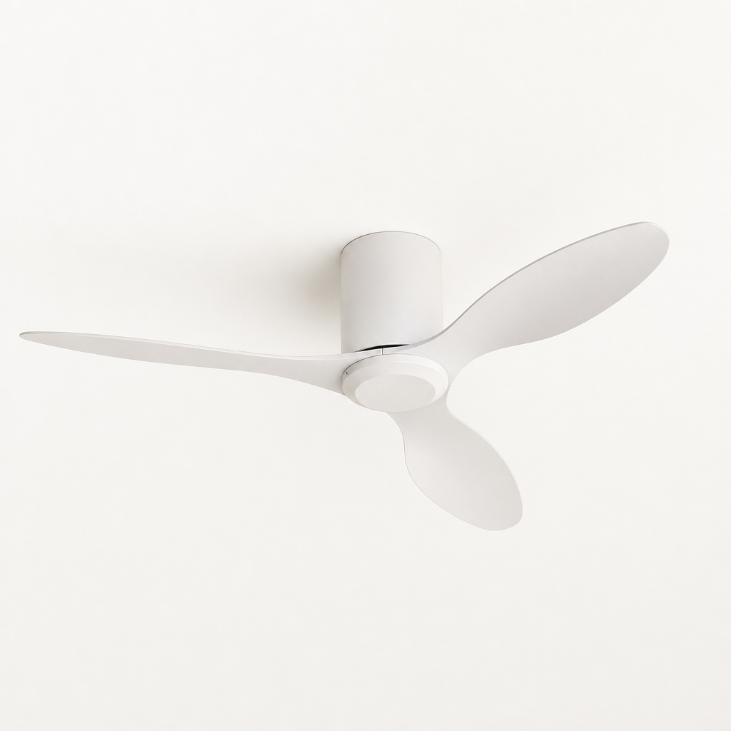 25/42/52Inch Ultra-Thin DC Ceiling Fan with Remote - 6-Speed Silent 3 Blades, Ideal for Low Ceilings & Minim Spaces Energy - Packshot