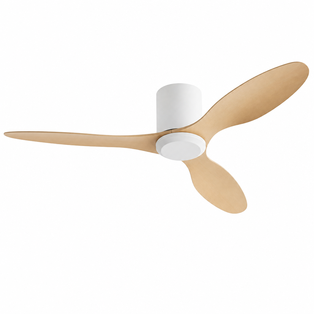 25/42/52Inch Ultra-Thin DC Ceiling Fan with Remote - 6-Speed Silent 3 Blades, Ideal for Low Ceilings & Minim Spaces Energy - Packshot