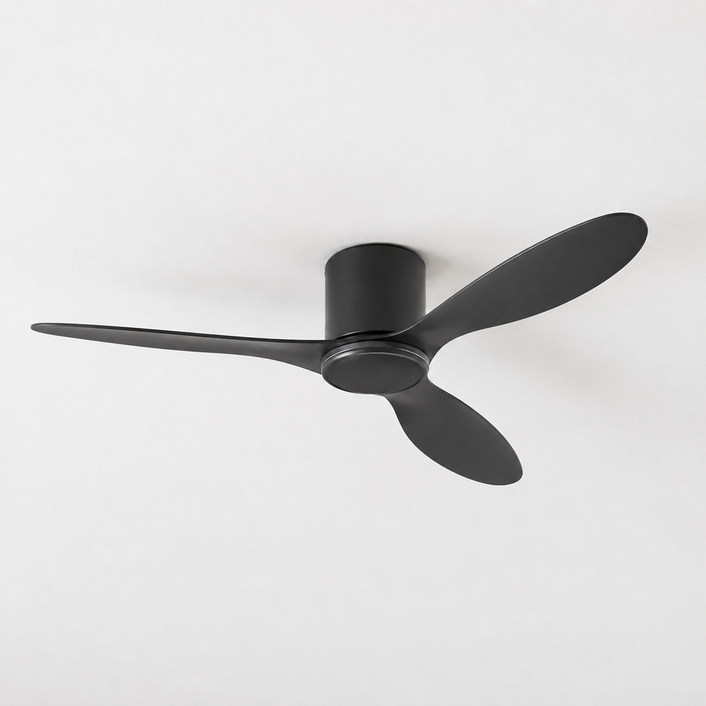 25/42/52Inch Ultra-Thin DC Ceiling Fan with Remote - 6-Speed Silent 3 Blades, Ideal for Low Ceilings & Minim Spaces Energy - Packshot
