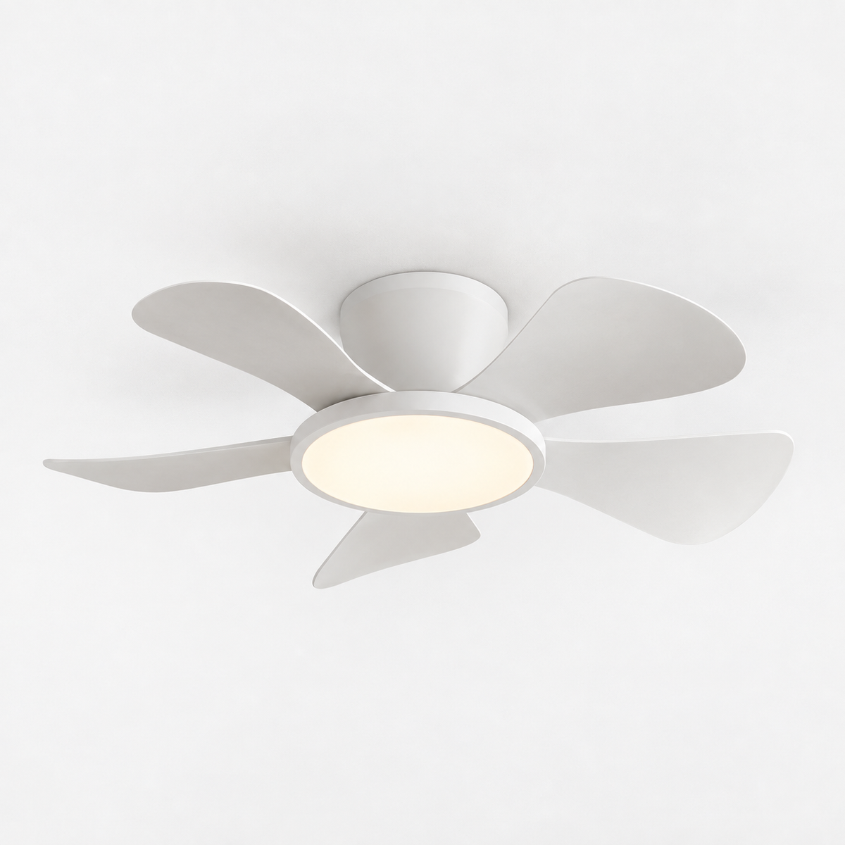 30 Inch Inverter Ceiling Fan with 40W LED Light Quiet, Full - Spectrum Eye - Care Lighting for Small Bedroom/Living Room - Packshot