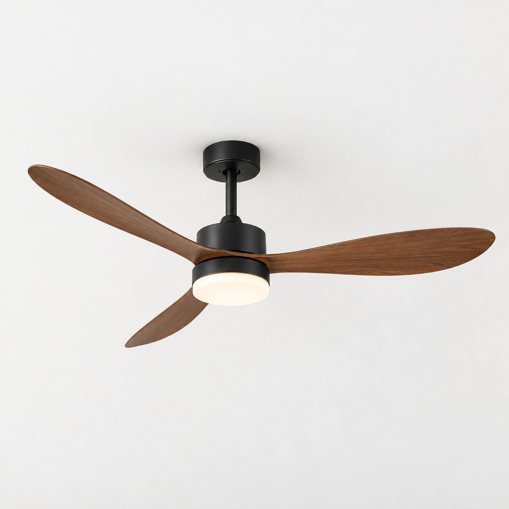 36/42/52 Inch Ceiling Fan Industrial Vintage ABS Ventilator with Light Remote Control Decorative Blower Retro Large Fans - Packshot