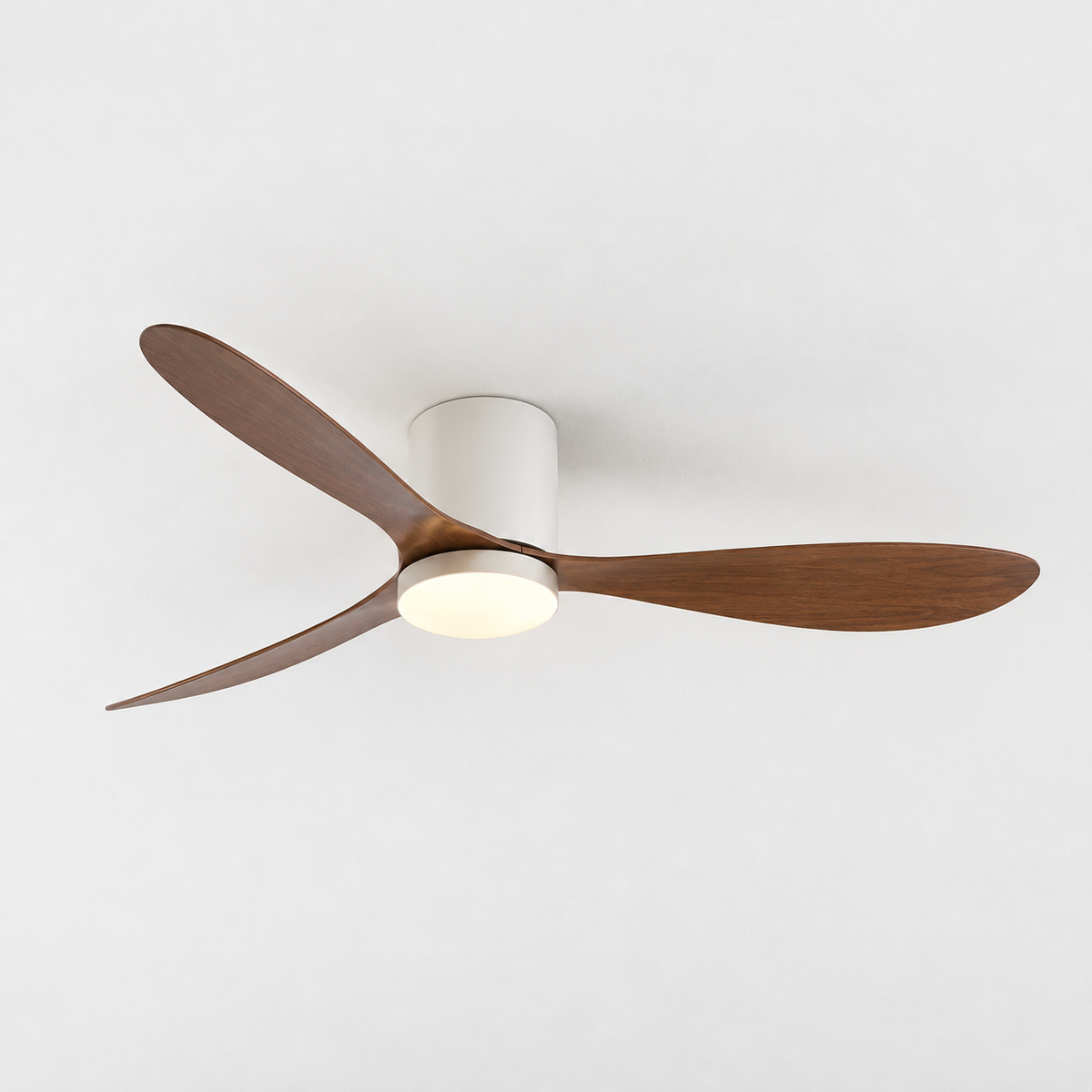 36/42/52 Inch Low Floor DC Motor Ceiling Fan with LED Light and Remote - 6-Speed Silent Deal for Bedroom Coffee Shop Home Hotel - Packshot