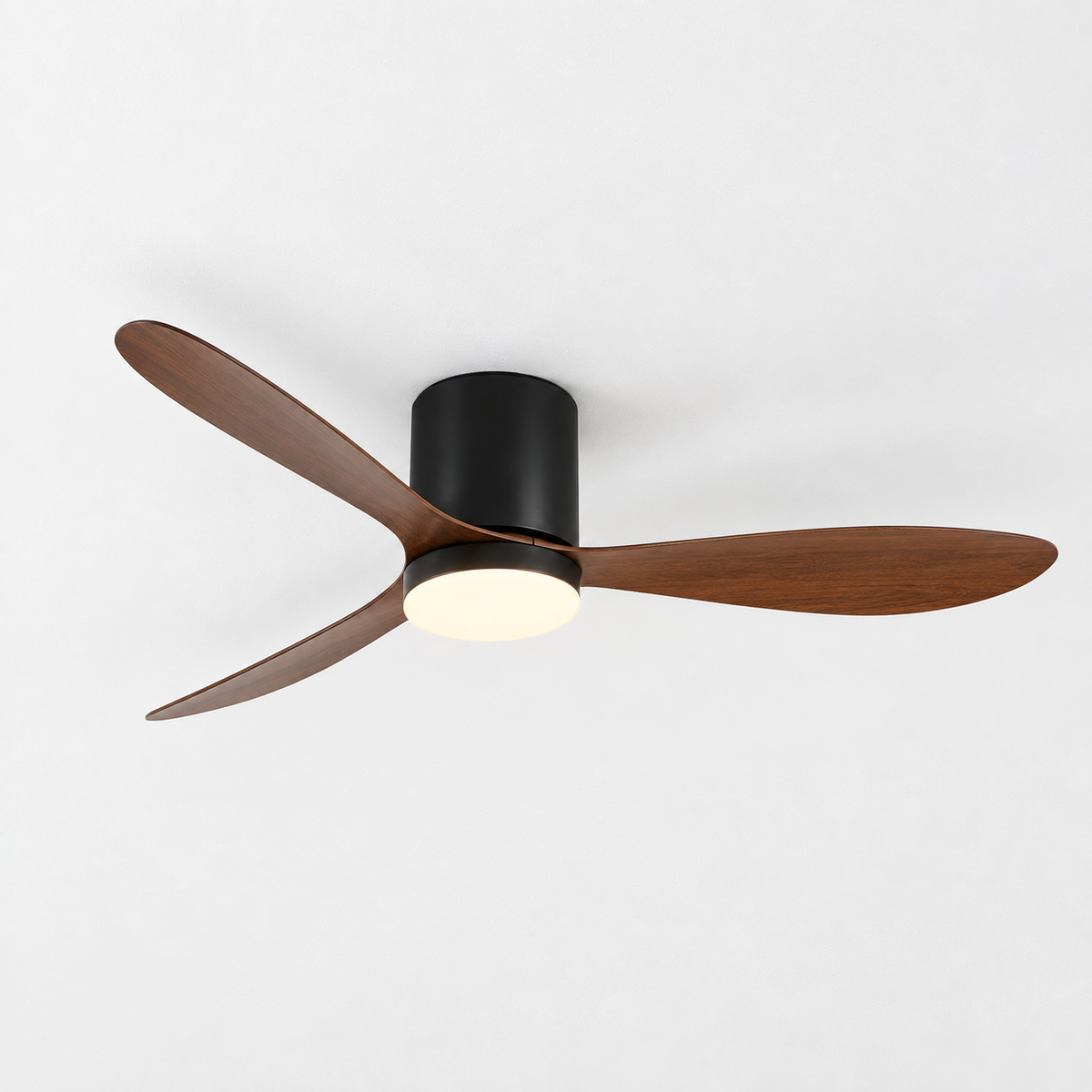 36/42/52 Inch Low Floor DC Motor Ceiling Fan with LED Light and Remote - 6-Speed Silent Deal for Bedroom Coffee Shop Home Hotel - Packshot