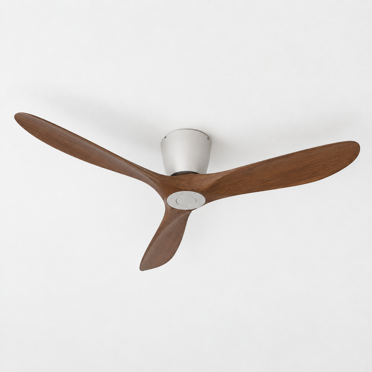 36/42/52 Inch Low Floor DC Motor Ceiling Fan with Light and Remote - 6-Speed Silent Deal NO Light for Low Ceilings for Bedroom - Packshot