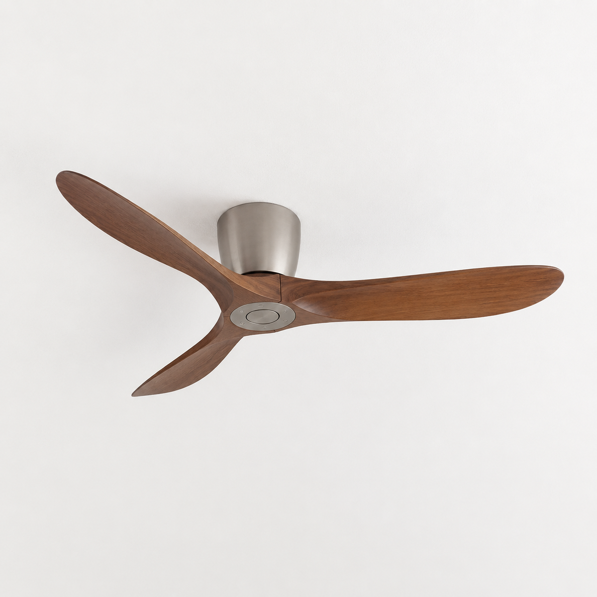 36/42/52 Inch Low Floor DC Motor Ceiling Fan with Light and Remote - 6-Speed Silent Deal NO Light for Low Ceilings for Bedroom - Packshot