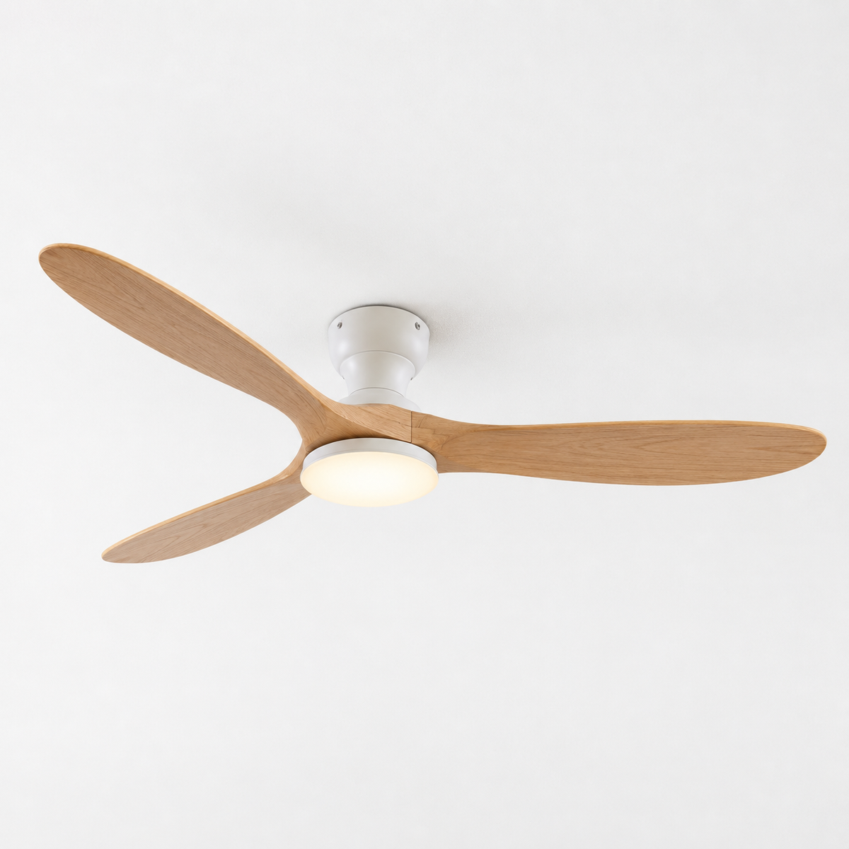 36/42/52inch Low Floor Ceiling Fan Light Remote Control Led Lights Indoor Restaurant Solid Wood Fan Leaves With Fan Chandelier - Packshot
