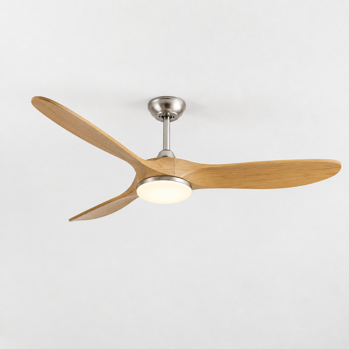 36-60 Inch Ceiling Fan Industrial Vintage ABS Ventilator with LED Light and Remote Control Decorative Blower Retro Large Fans - Packshot