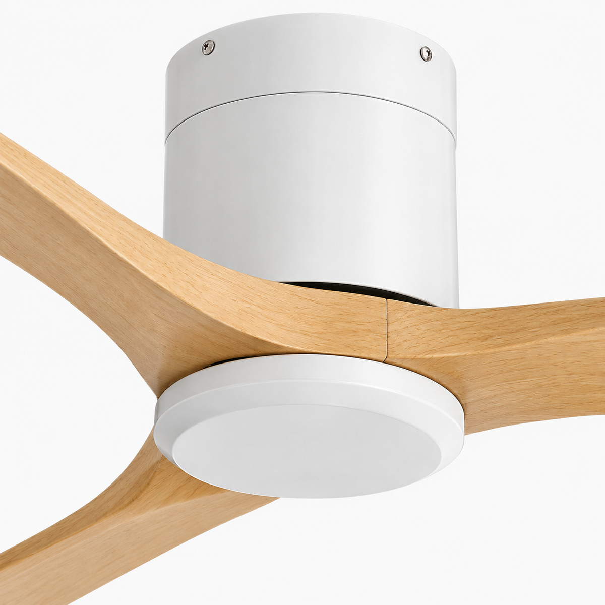 38/52/56 inch Low Floor DC Motor Ceiling Fan with Remote Control 3 Blades Quiet for Living Room Bedroom Coffee Shop Hotel Office - Close up 1