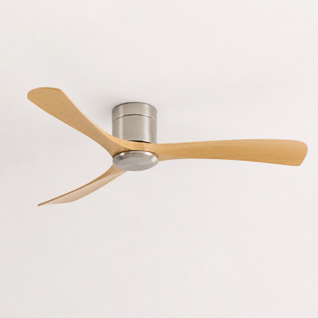 38/52/56 inch Low Floor DC Motor Ceiling Fan with Remote Control 3 Blades Quiet for Living Room Bedroom Coffee Shop Hotel Office - Packshot
