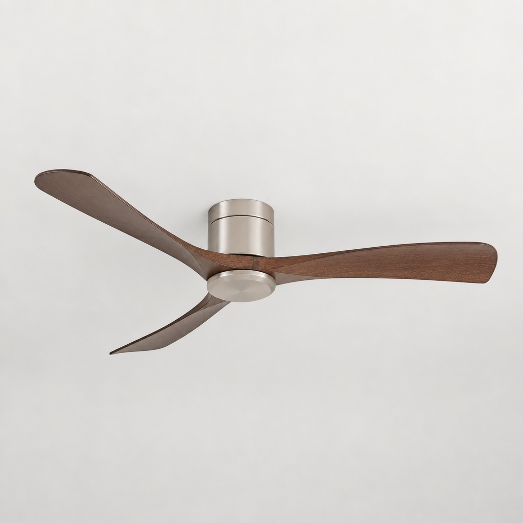 38/52/56 inch Low Floor DC Motor Ceiling Fan with Remote Control 3 Blades Quiet for Living Room Bedroom Coffee Shop Hotel Office - Packshot