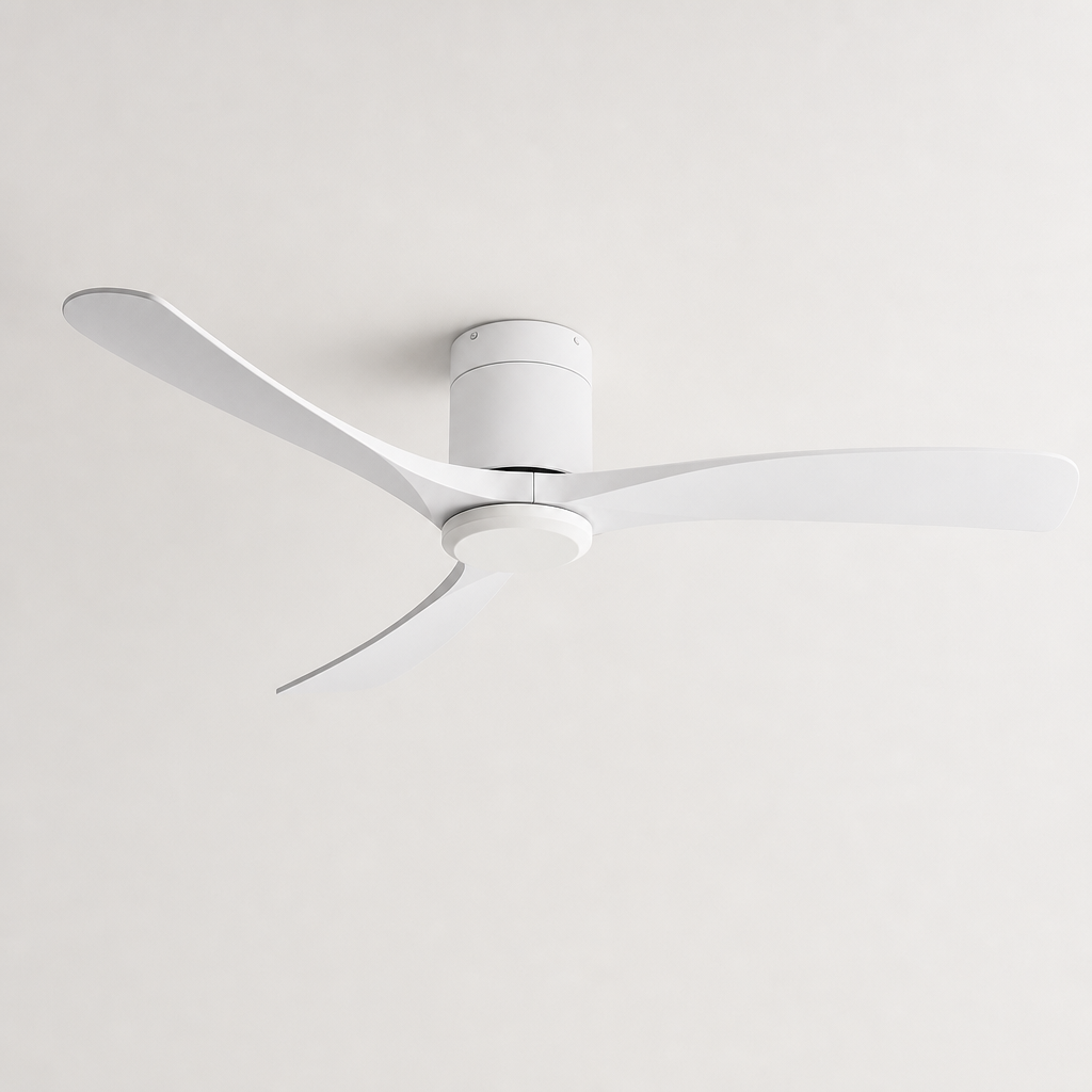 38/52/56 inch Low Floor DC Motor Ceiling Fan with Remote Control 3 Blades Quiet for Living Room Bedroom Coffee Shop Hotel Office - Packshot