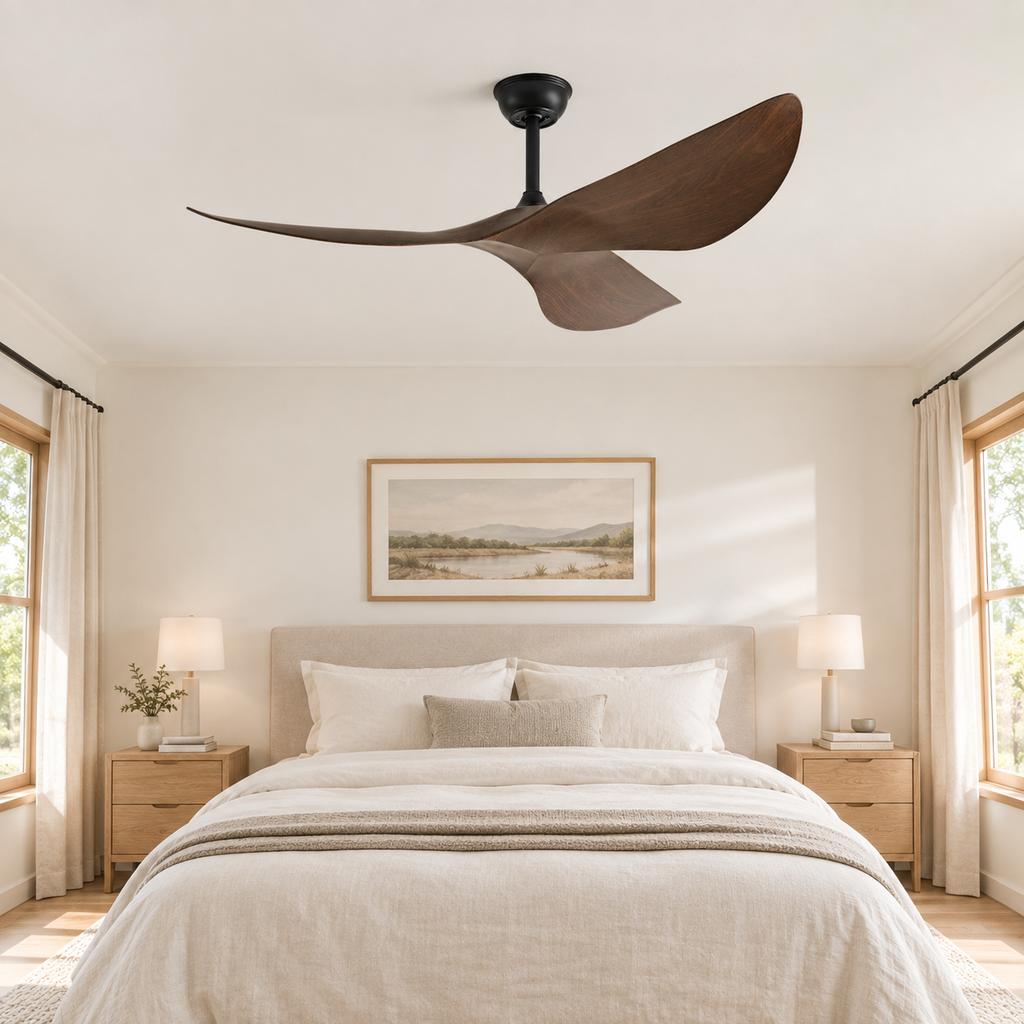 38/52 Inch Ceiling Fan Living Room Restaurant Americans Modern Office Without Light DC Remote Control Electric Fan 110V 220V - Chambre