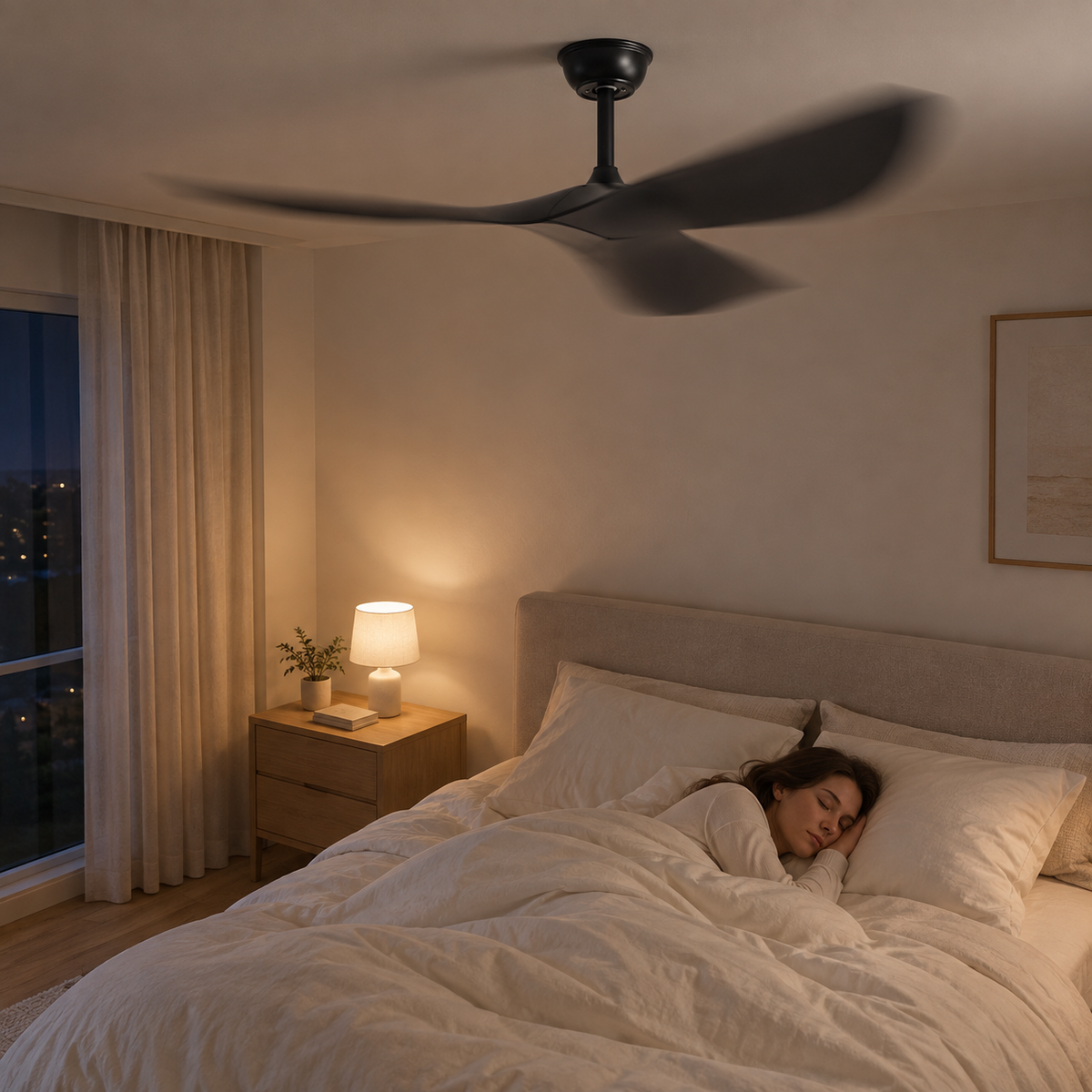 38/52 Inch Ceiling Fan Living Room Restaurant Americans Modern Office Without Light DC Remote Control Electric Fan 110V 220V - Image 2 Image