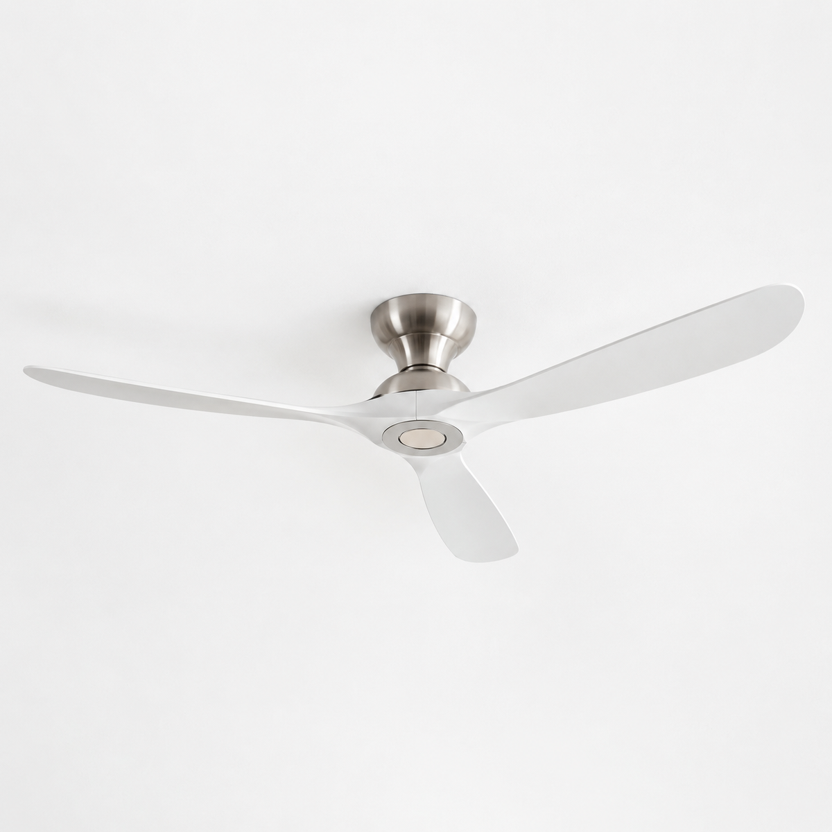 42/52/60 Inch Low Floor Ceiling Fan 3 Wooden Blade DC Motor Electric Fan with Remote Control for Living Room Dining Room Bedroom - Packshot