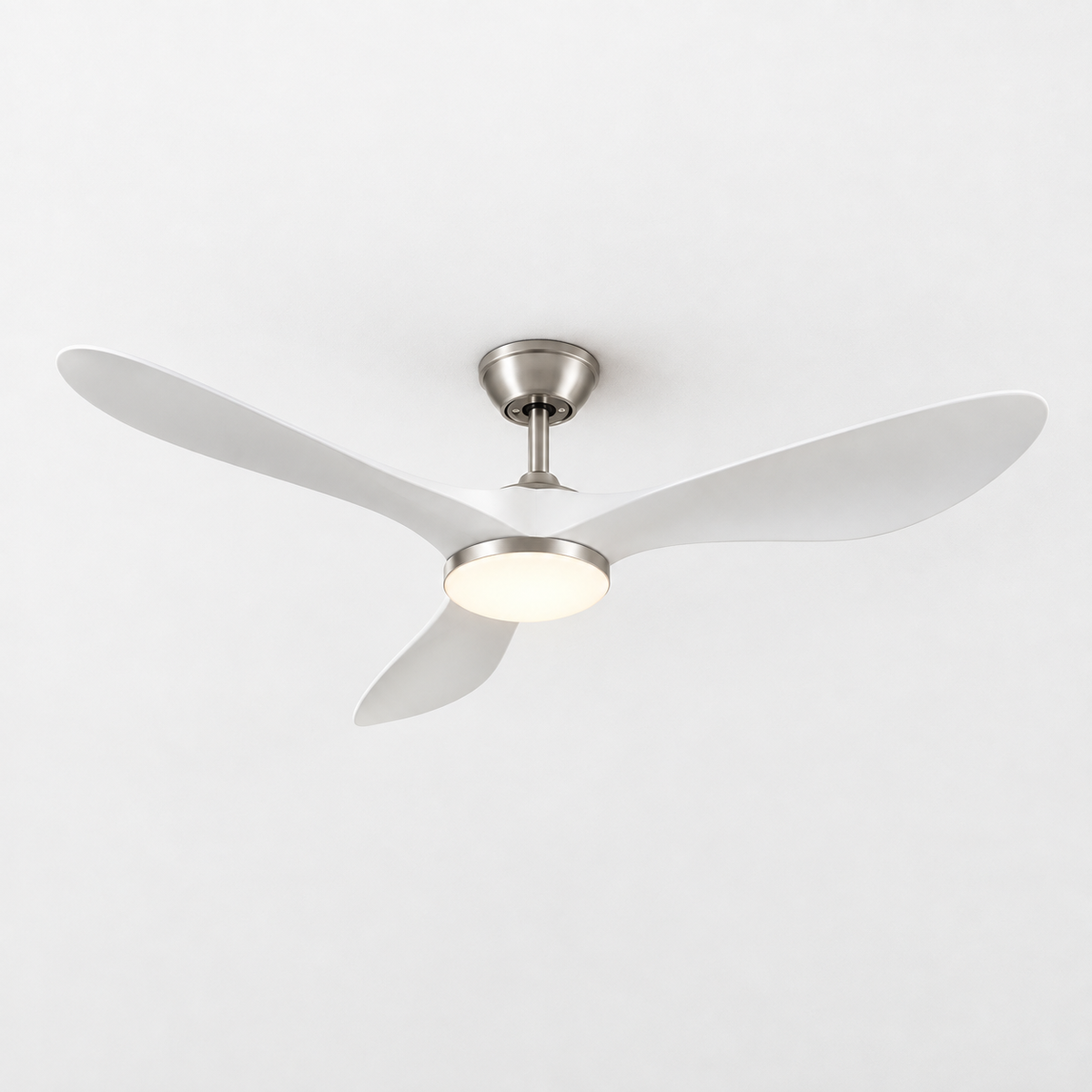 42/52/60Inch Strong Blade DC Motor Ceiling Fan with Light and Remote - 6-Speed Silent Deal NO Light for Low Ceilings for Bedroom - Packshot