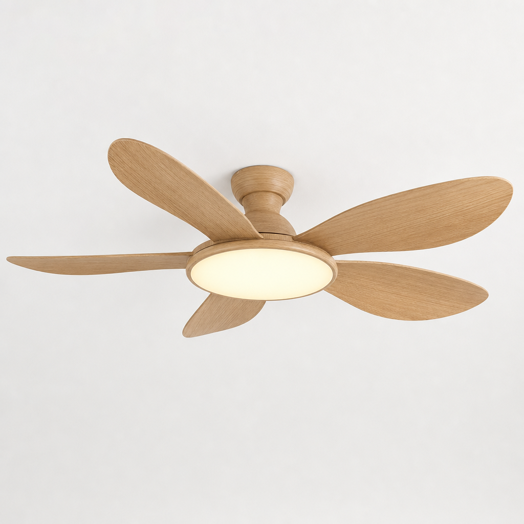 42/52inch Modern LED 60W Low Floor DC Motor 35W Ceiling Fans With Remote Control Simple Ceiling Fan With Light Home Fan 220V - Packshot