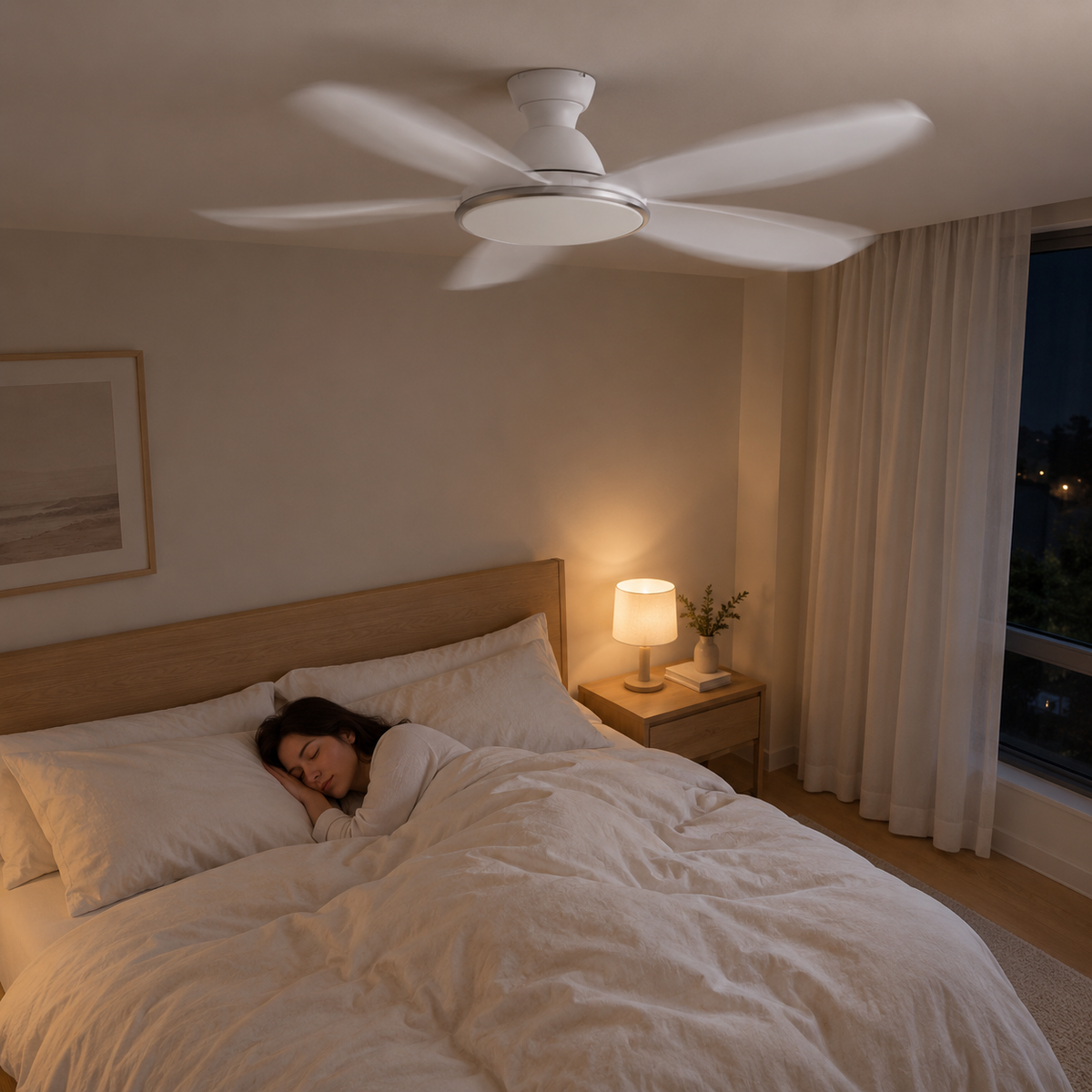 42/52inch Modern LED 60W Low Floor DC Motor 35W Ceiling Fans With Remote Control Simple Ceiling Fan With Light Home Fan 220V - Image 2 Image