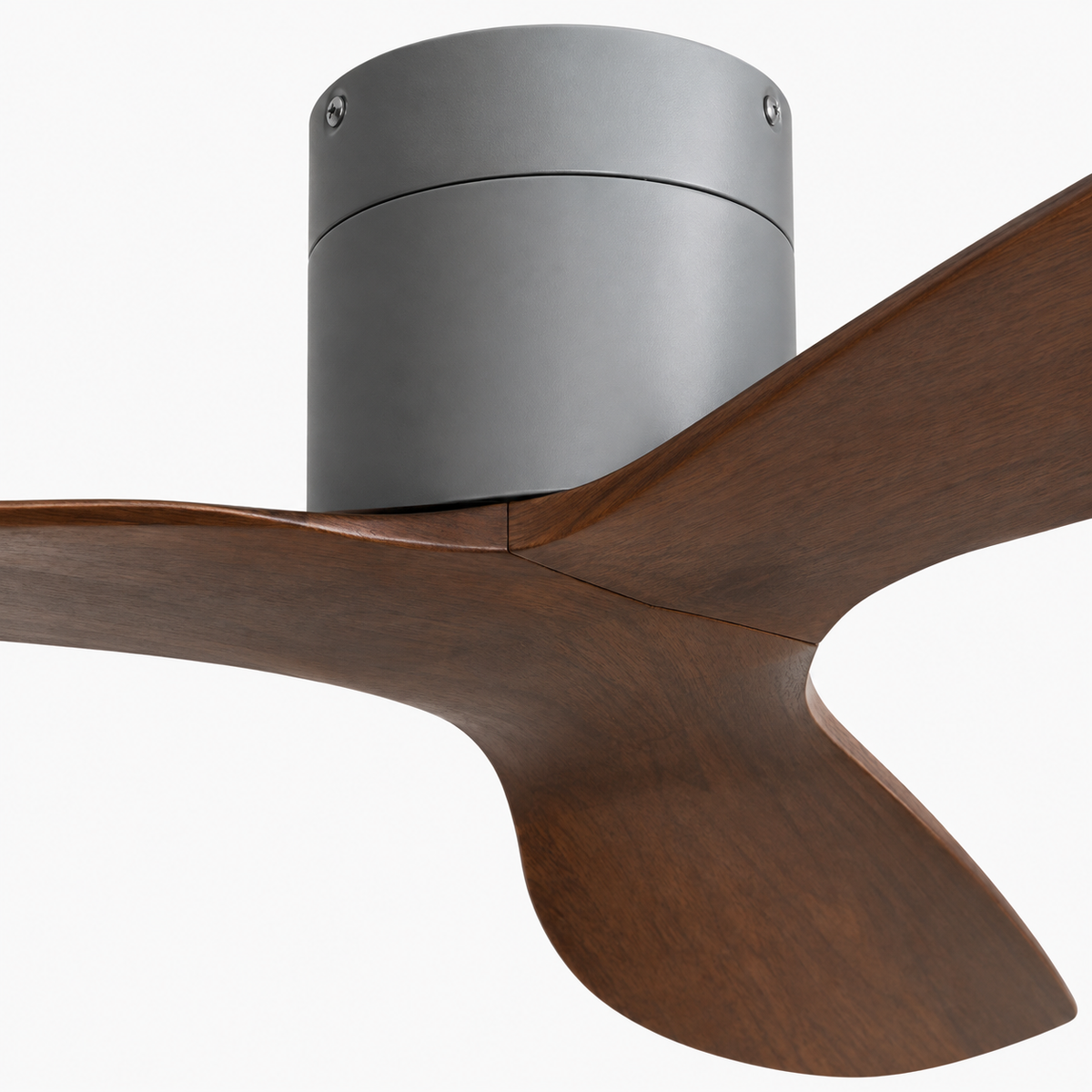 45/52 inch Modern Stylish LED Ceiling Fan with Light Remote Control 3 Blades Quiet Modern Design for Living Room Bedroom - Close up 1