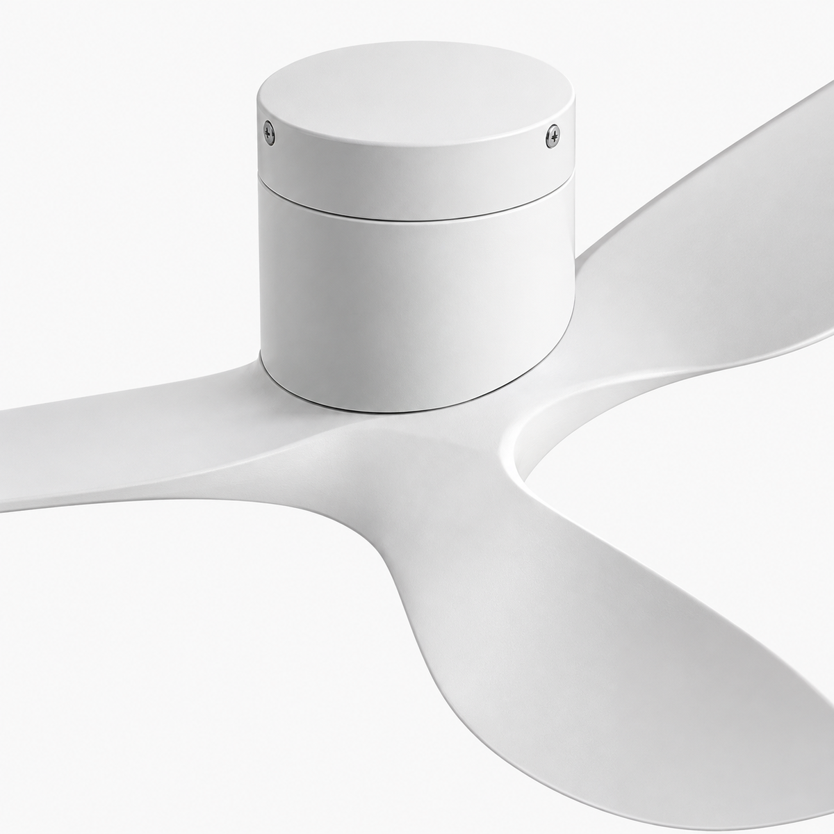 45/52 inch Modern Stylish LED Ceiling Fan with Light Remote Control 3 Blades Quiet Modern Design for Living Room Bedroom - Close up 1