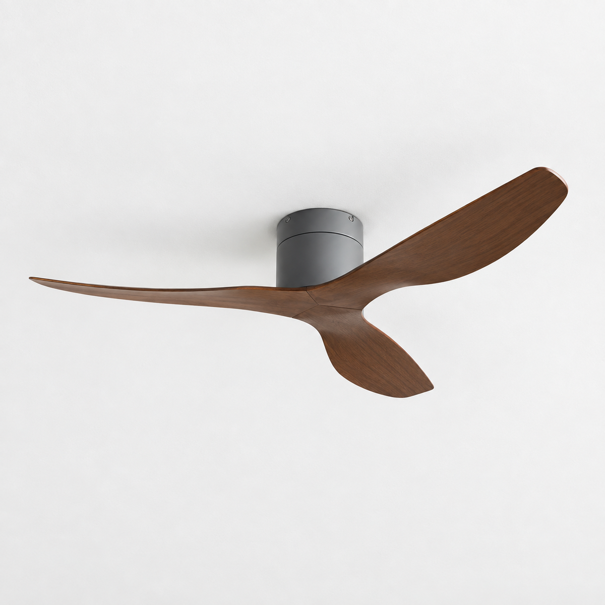 45/52 inch Modern Stylish LED Ceiling Fan with Light Remote Control 3 Blades Quiet Modern Design for Living Room Bedroom - Packshot