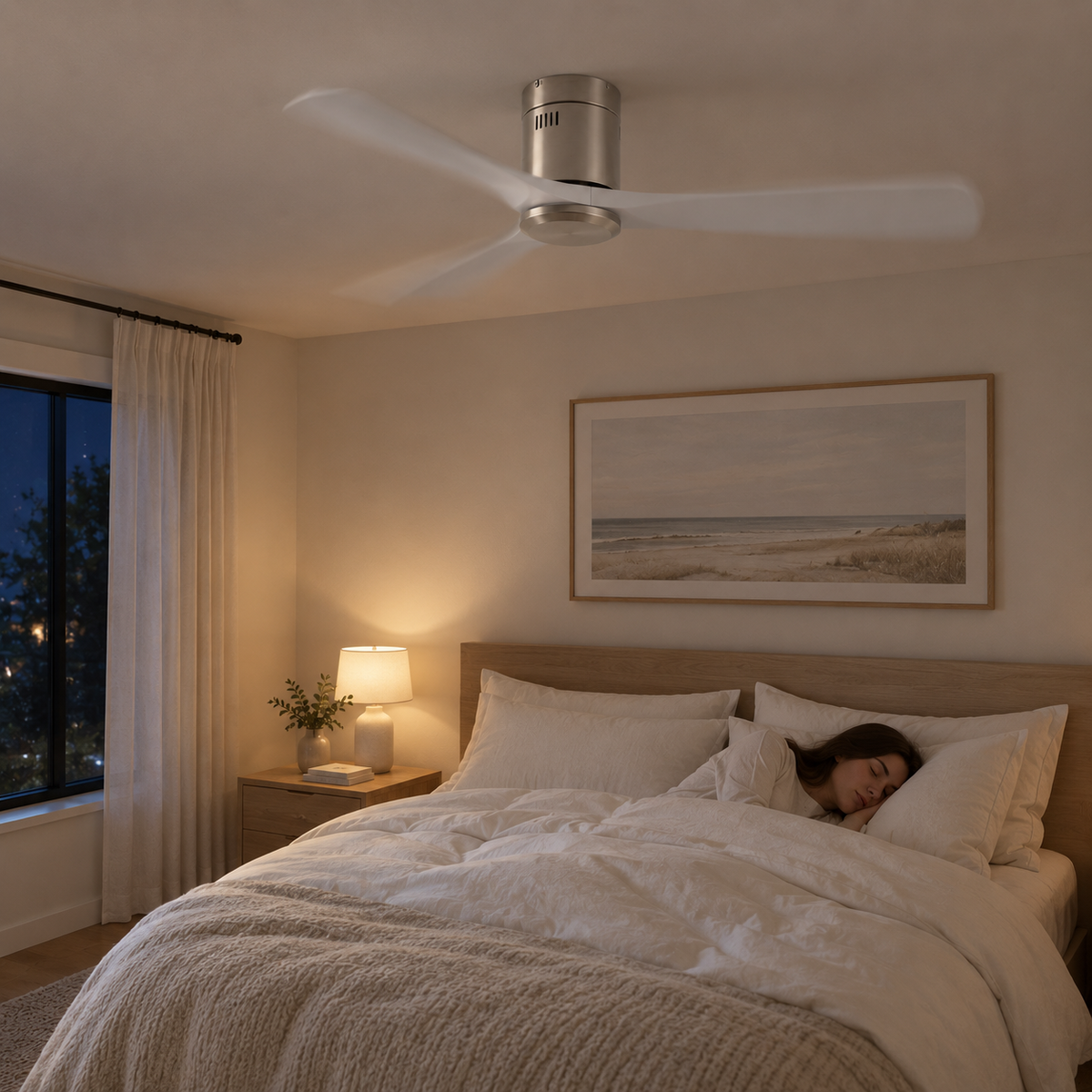 Briar - Flush Mount Ceiling Fan - Image 2 Image