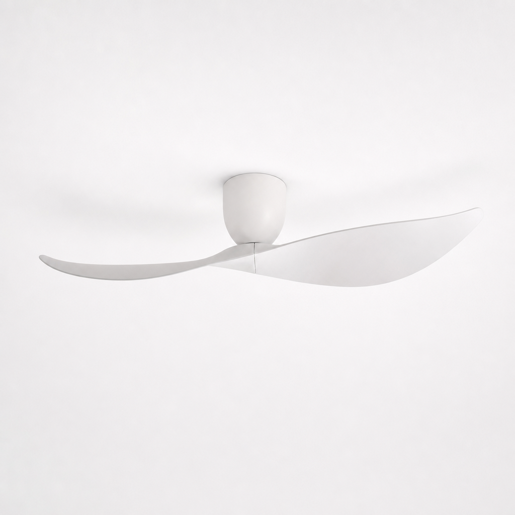 FUMANJIA 52 inch Ceiling Fan No Light  DC Motor 6-Speed Remote Control 2-Blade for Indoor Home Office Summer Winter Reversible - Packshot