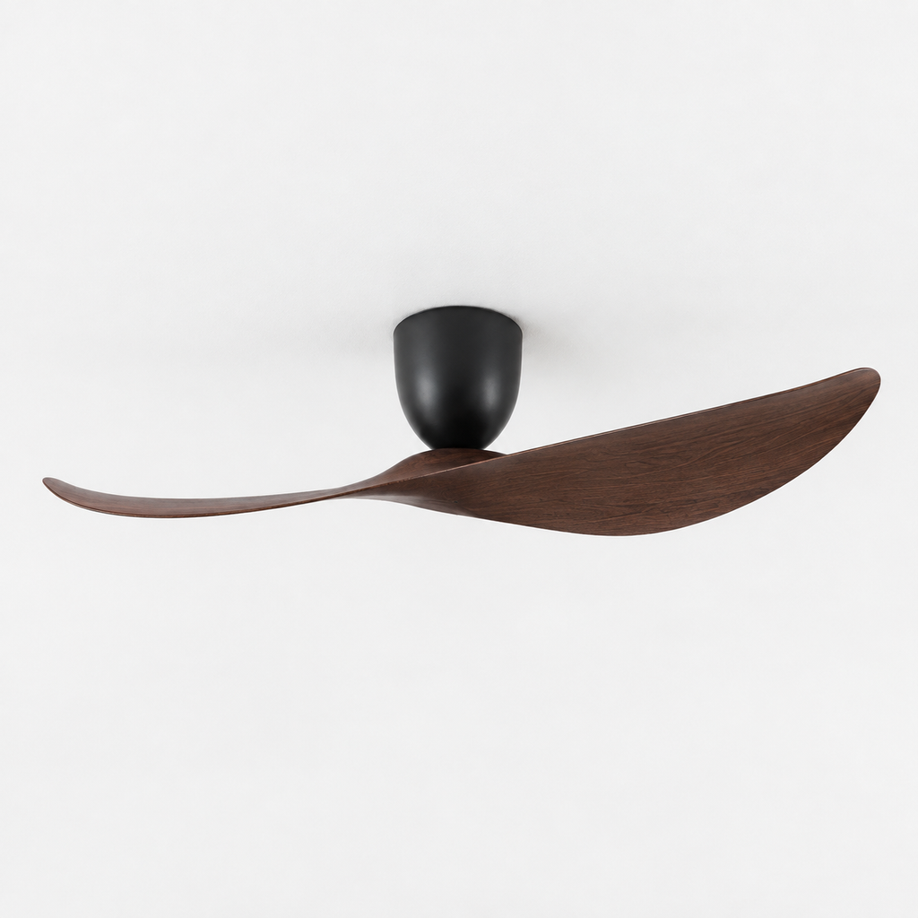 FUMANJIA 52 inch Ceiling Fan No Light  DC Motor 6-Speed Remote Control 2-Blade for Indoor Home Office Summer Winter Reversible - Packshot