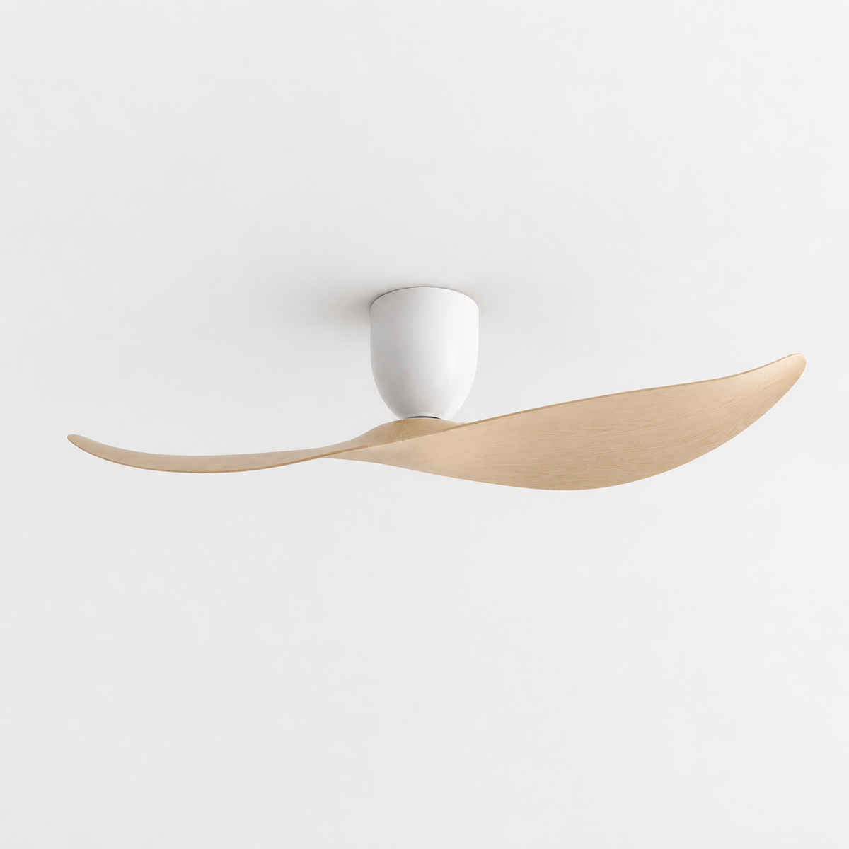 FUMANJIA 52 inch Ceiling Fan No Light  DC Motor 6-Speed Remote Control 2-Blade for Indoor Home Office Summer Winter Reversible - Packshot