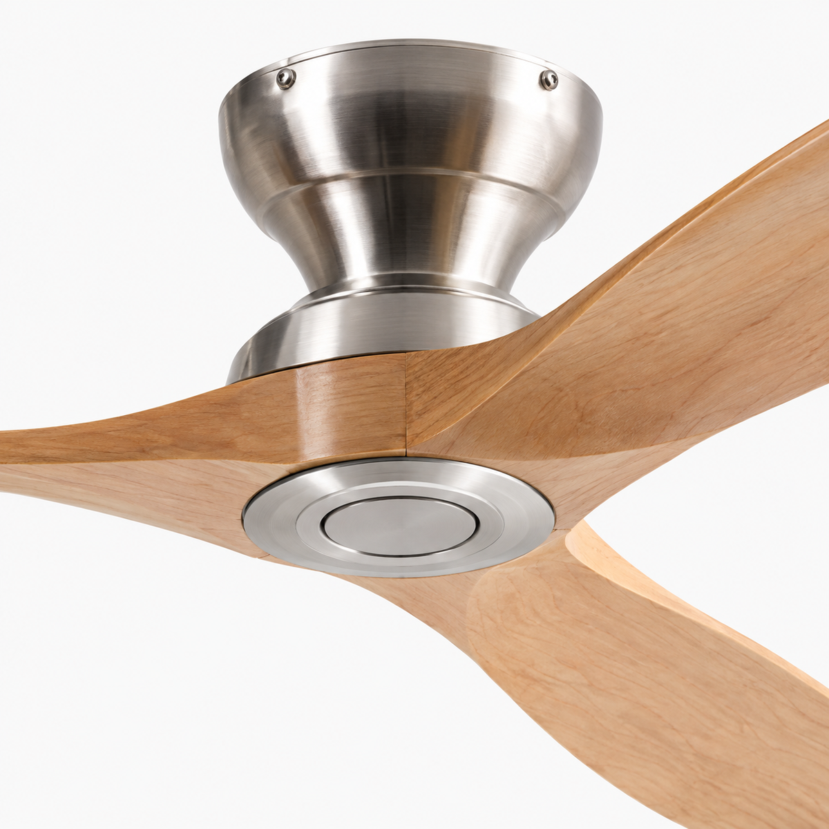 Rowan - Modern Wood Ceiling Fan - Close up 1