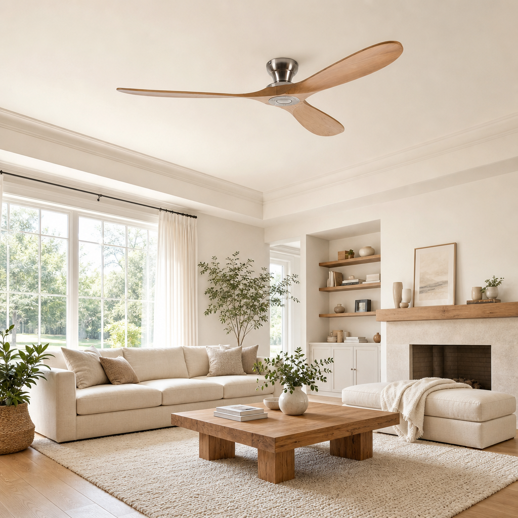 Rowan - Modern Wood Ceiling Fan - Image 1 Image